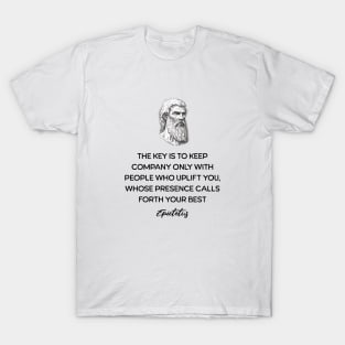 Epictetus Stoicism Quote T-Shirt